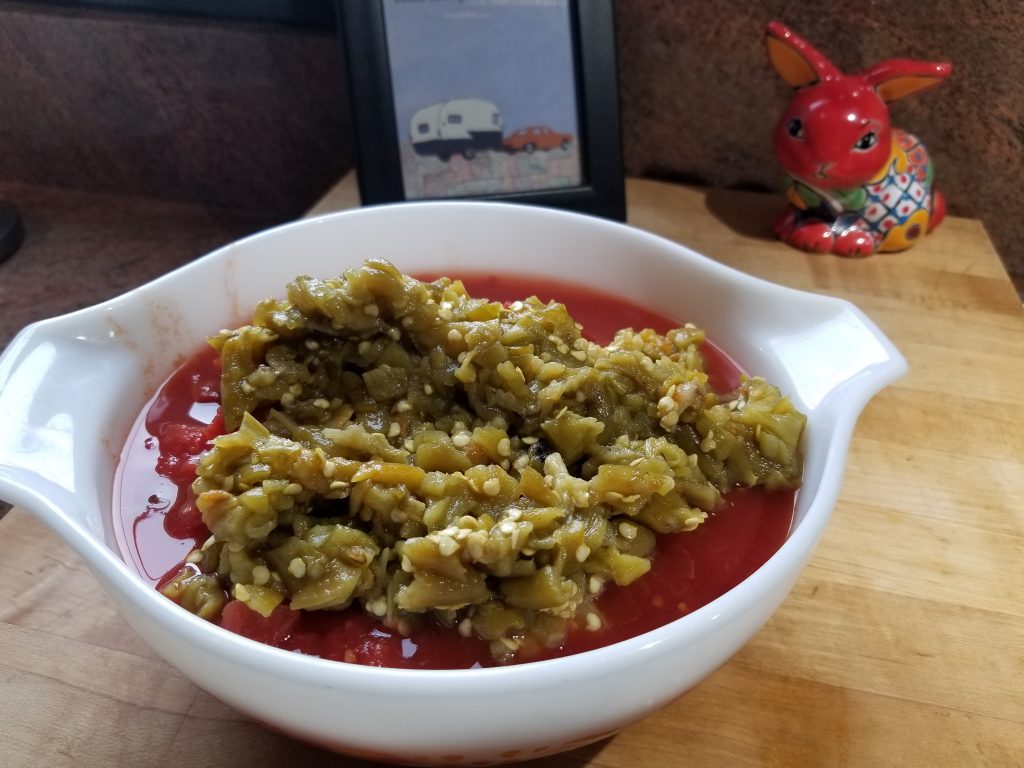 green chile and tomatoes for gypsy stew